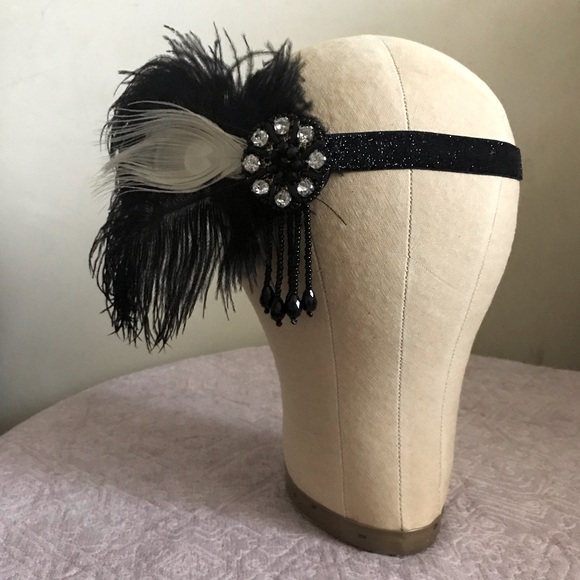 Accessories - 1920s Inspired Feathers Headband